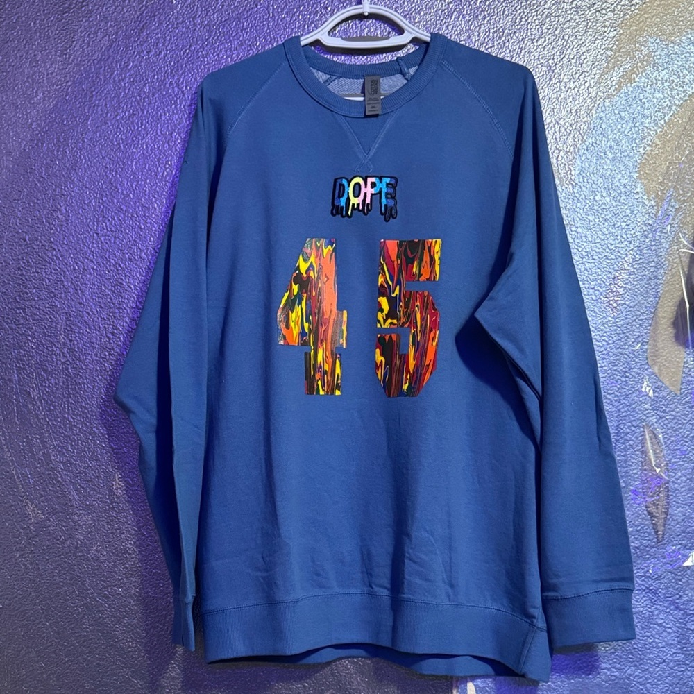 DOPE 45 Terry Sweater “Oozing Drip” Size XXL - Picture 4 of 9